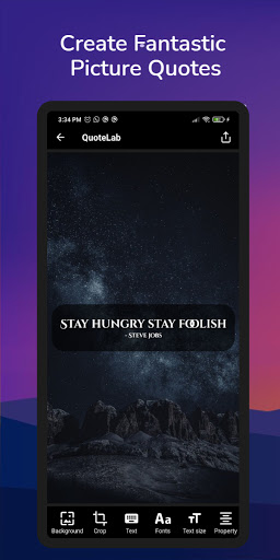 Android application QuoteLab - Quote Maker screenshort