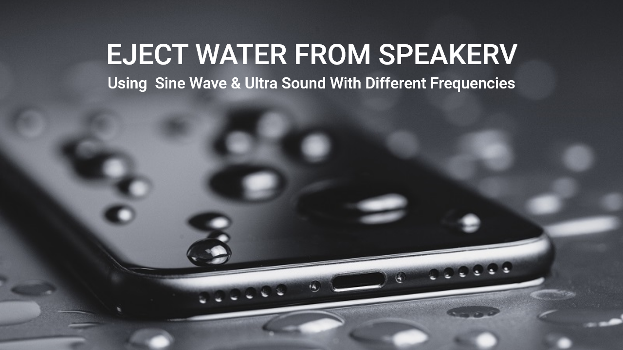 Cara mengeluarkan air dari speaker Hp