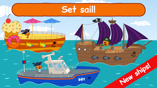 Kid-E-Cats Sea Adventure! Kitty Cat Games for Kids  screenshots 1