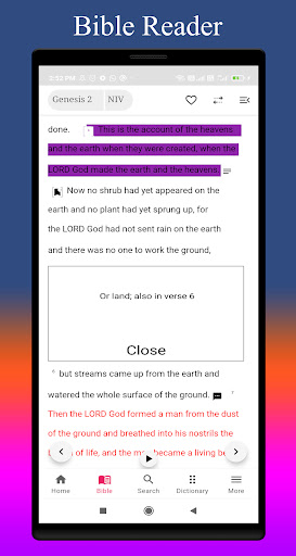 NIV Bible Offline Screen 3