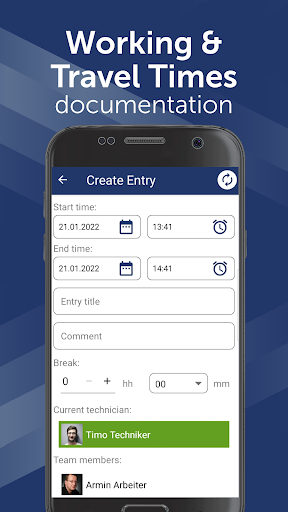 Android application Workheld Flow screenshort