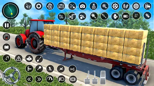 Indian Cargo Tractor Games 3D