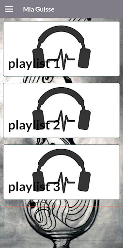 Android application les chansons de Mia Guisse screenshort