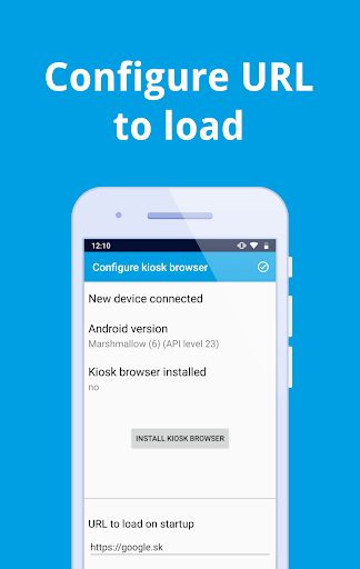Kiosk Browser Installer Screen 2