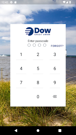 Android application Dow Credit Union Banking screenshort