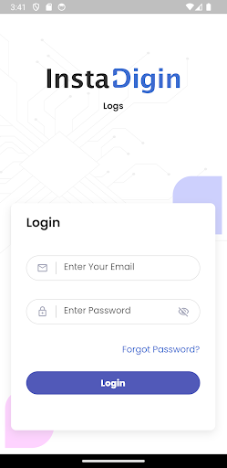 Android application InstaDigin Logs screenshort