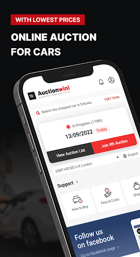 Android application Auctionwini screenshort