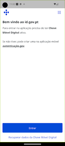 Android application id.gov.pt screenshort
