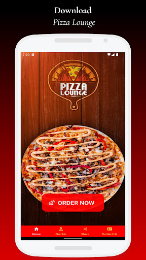 Android application Pizza Lounge screenshort