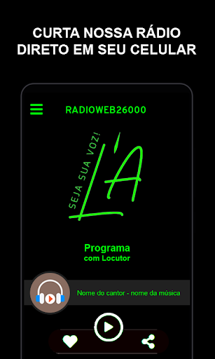 Android application RADIOWEB26000 screenshort