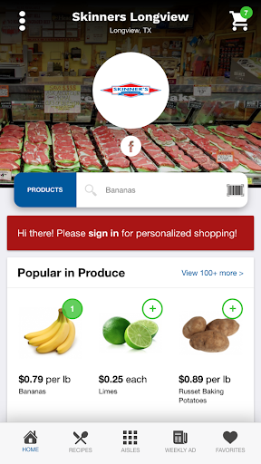 Skinners Grocery Screen 2