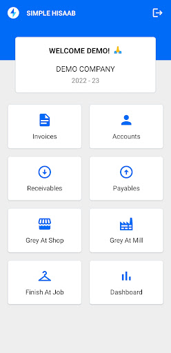 Android application Simple Hisaab - GST Accounting screenshort