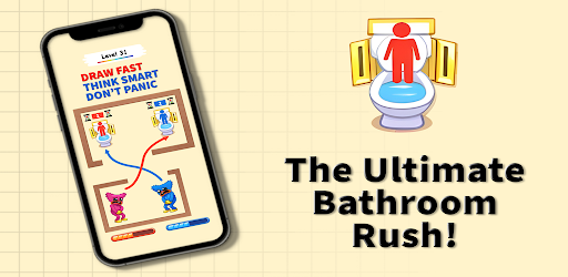 Toilet Rush: Draw Line