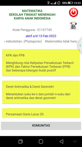 Android application Kurva screenshort