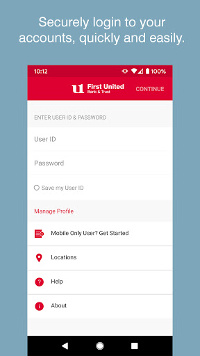 Android application My Bank Business Mobile screenshort