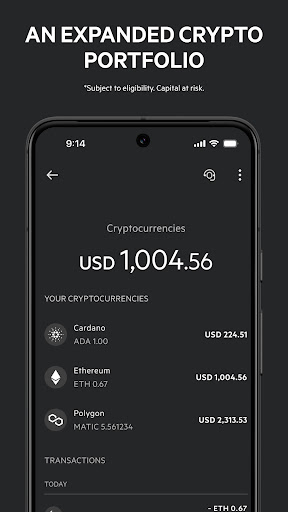 Xapo Bank: Save in BTC & USD 8