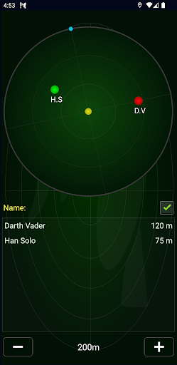 Android application Personal Radar Lt. screenshort