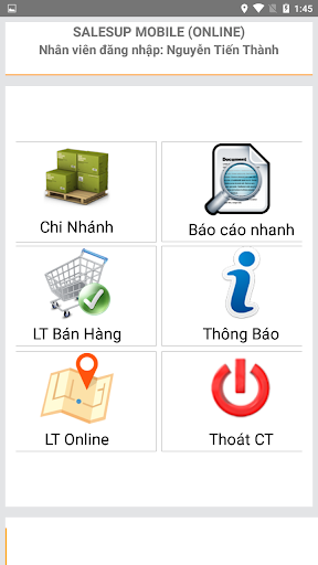 SalesUp SOHACOQL Screen 2