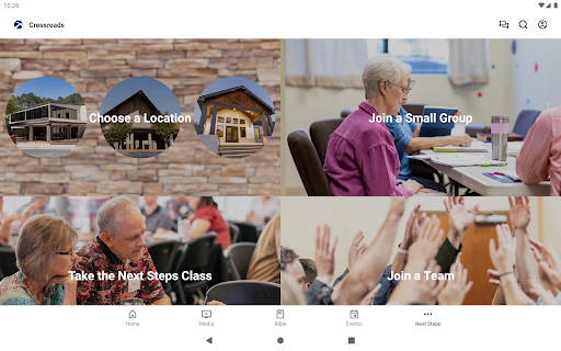 Screenshot of Crossroads Church GA