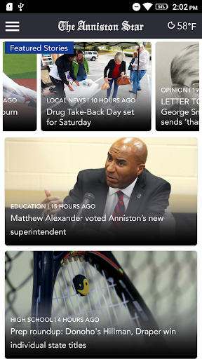 Android application Anniston Star screenshort