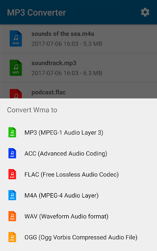 MP3 Converter Edit Music files Screen 2