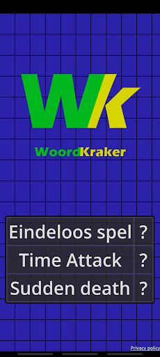 Android application WoordKraker screenshort