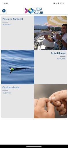 Android application My Fishing Club screenshort