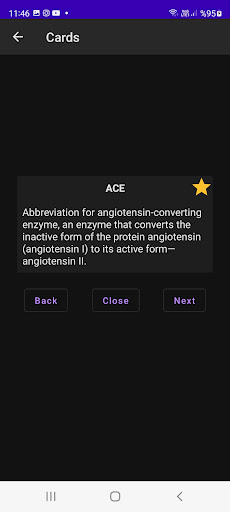 Medical Dictionary Screen 2