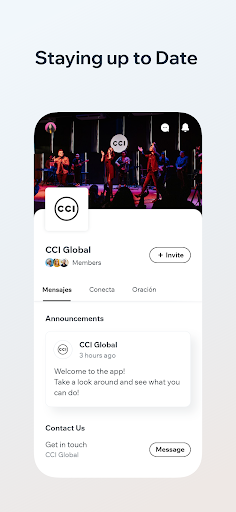 Android application CCI Global screenshort