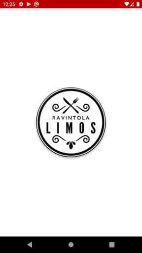 Android application Ravintola Limos screenshort