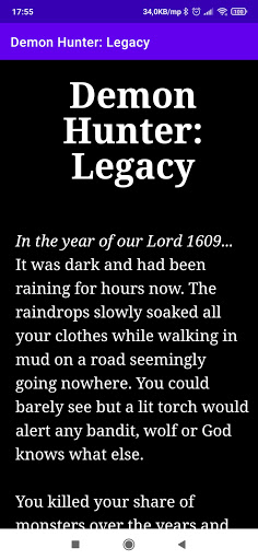 Android application Demon Hunter: Legacy screenshort