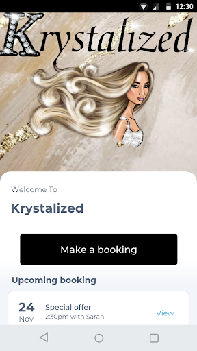 Android application Krystalized screenshort
