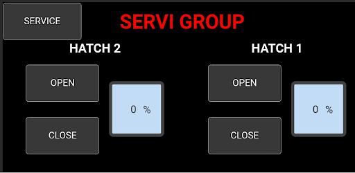 Android application Servi Vision Control screenshort