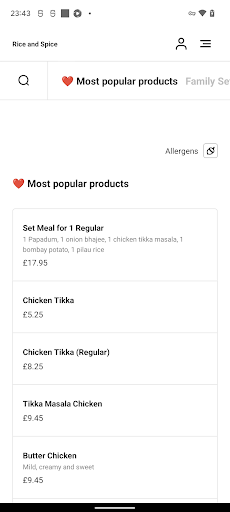 Rice and Spice Screen 3