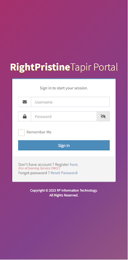 Android application RP Portal screenshort