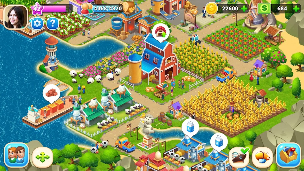 Farm City: Farming & Building 2.10.30 APK + Мод (Unlimited money) за Android