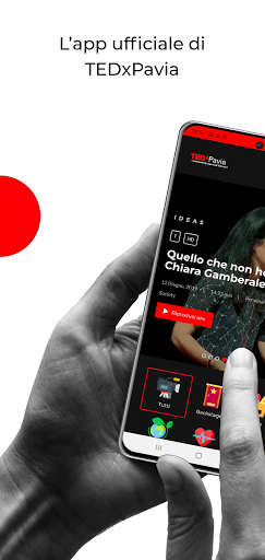 Android application TEDxPavia screenshort