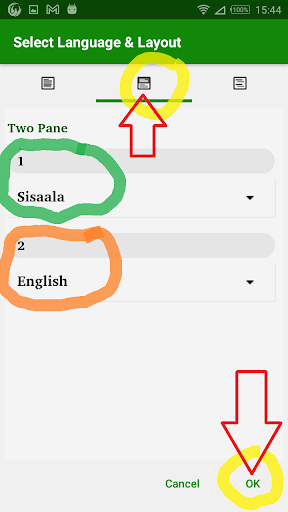 Sisaala Bible with English Screen 3