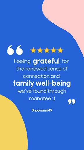Screenshot of Manatee: Family Mental Health