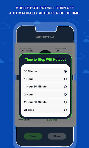 Android application Mobile Hotspot Manager screenshort
