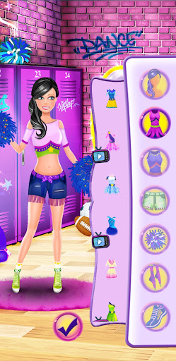 Android application Cheerleader Dress-up Game screenshort