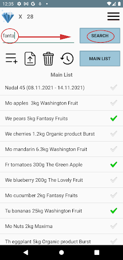 SortList and CheckList