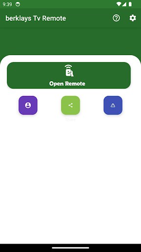 Android application Remote for Berklays Tv screenshort