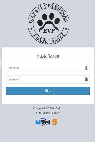 Android application Empati Veteriner Polikliniği screenshort