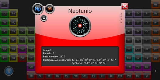 Screenshot 4 Tabla Periódica 2020 - Interac android