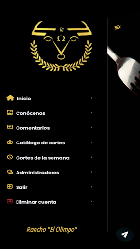 Android application Rancho El Olimpo screenshort