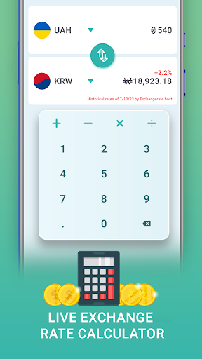 Live Currency Exchange Rates Screen 2