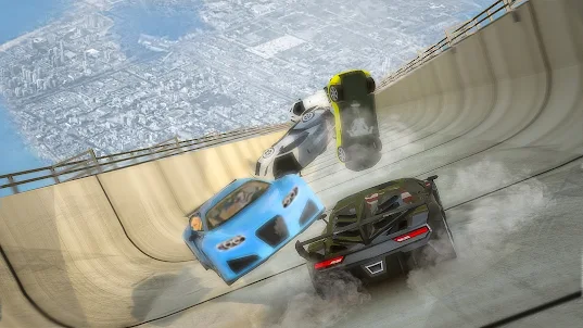 Mega Rampe GT Auto Rennen 3D