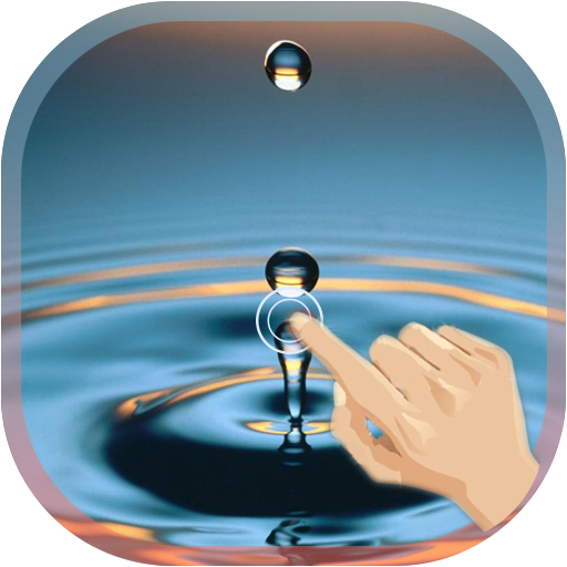 Finger Touch Water Droplet  Icon