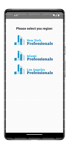 Android application Professionals US screenshort